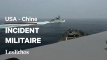 Un navire chinois coupe la route à un destroyer américain dans le détroit de Taïwan