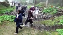 Les jeunes ont fait une promenade dans la nature pour Kazdağı Fir, qui a joué un rôle dans la conquête d'Istanbul