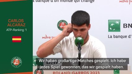 Alcaraz freut sich auf Tsitsipas-Duell