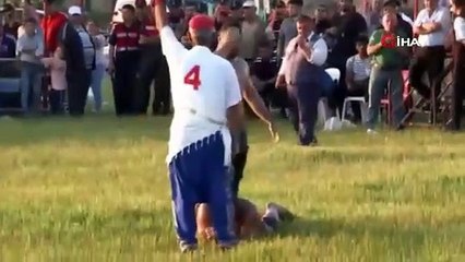 Kavasoğlu ve Şamdancıbaşı İbrahim Yağlı Güreşleri Başpehlivanı Mustafa Batu oldu