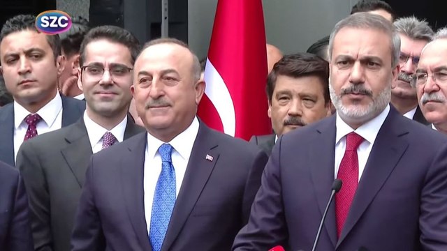 Mevlüt Çavuşoğlu görevi yeni Dışişleri Bakanı Hakan Fidan'a devretti
