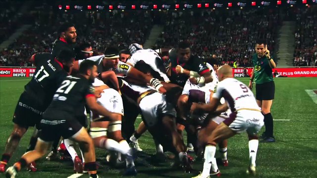 TOP 14 - Essai de Madosha TAMBWE 2 (UBB) - LOU Rugby - Union Bordeaux Bègles - Saison 2022-2023