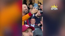 Icardi'nin gol sevinci sırasında Ali Koç ve Uğur Dündar'ın yüz ifadesi