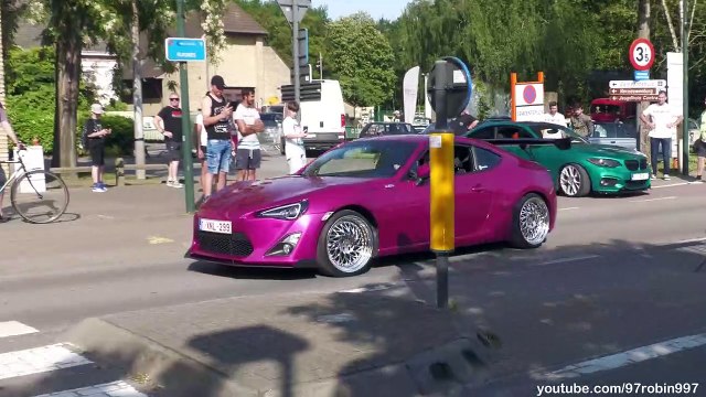 Tuner cars leaving a Carshow - Petrolbrothers Carshow Chapter 3