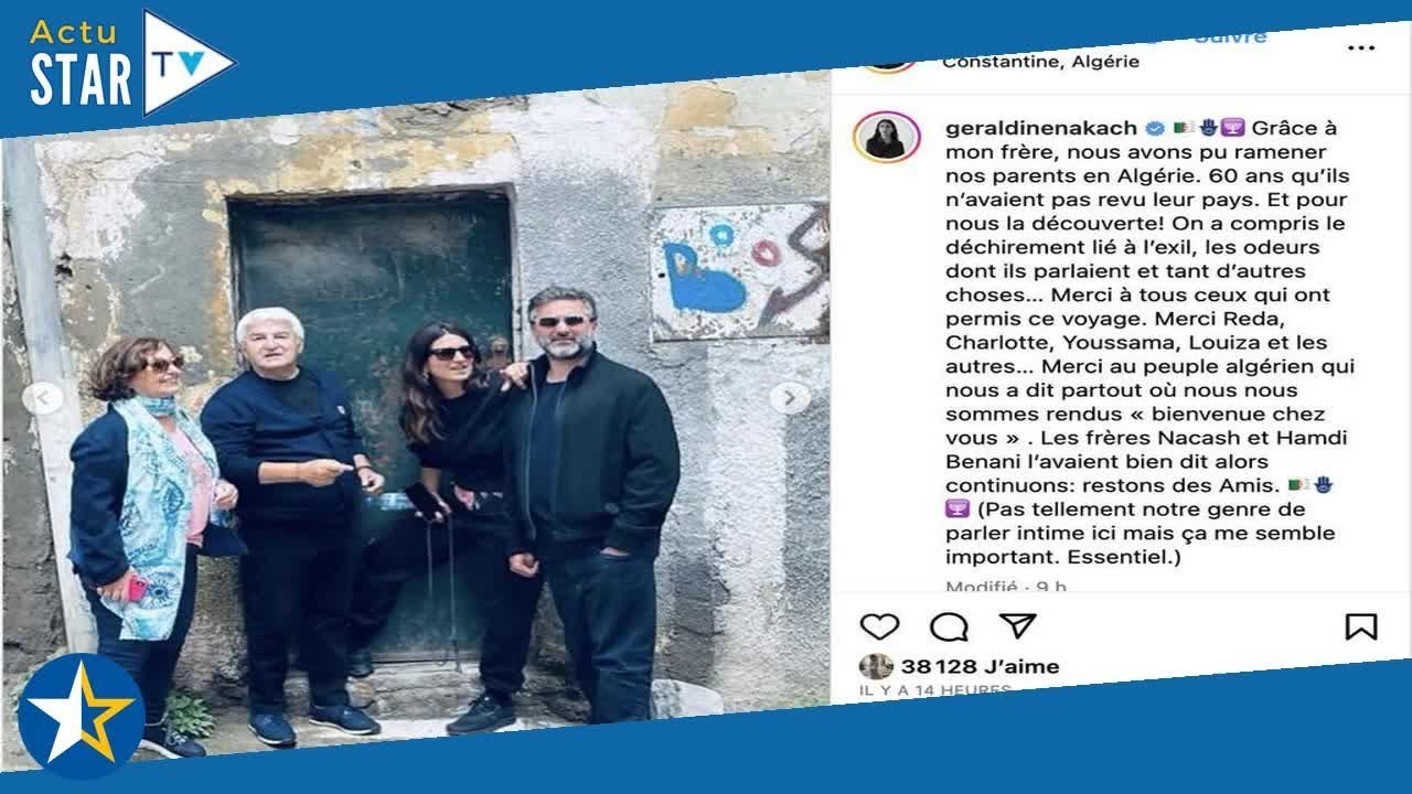 "Pas notre genre de parler intime" : Géraldine Nakache se livre, comme jamais, sur un voyage très pa