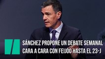 Sánchez propone un debate semanal cara a cara con Feijóo hasta el 23-J