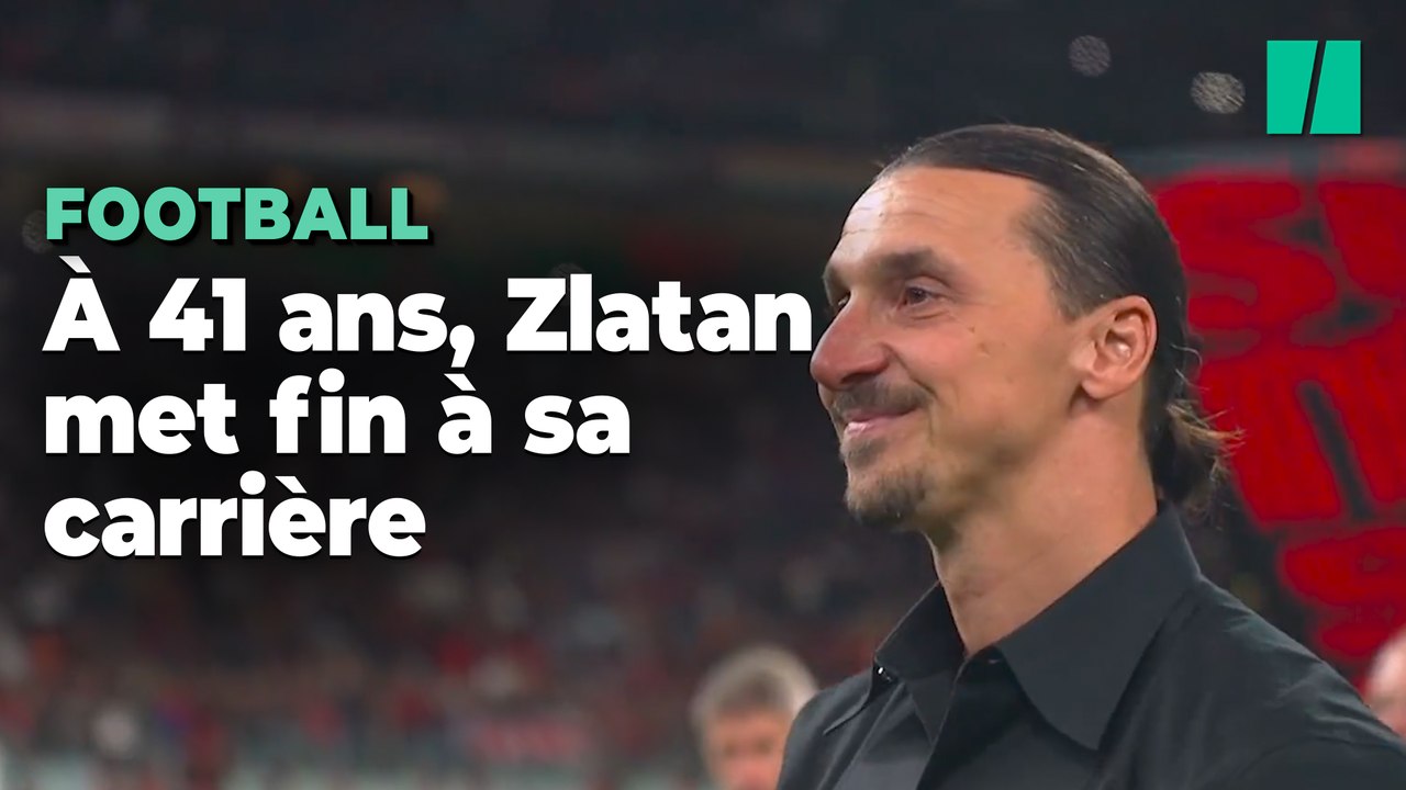 Zlatan Ibrahimovic met fin à sa carrière et dit « au revoir au football » à 41 ans