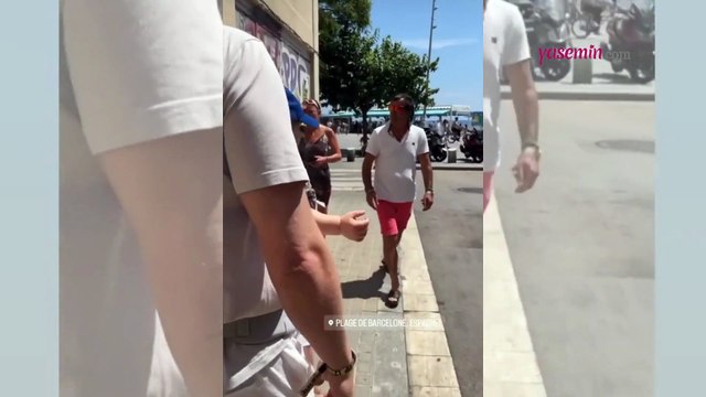 Kıvanç Tatlıtuğ'un oğlu Kurt Efe ile Barcelona turu! Başak Dizer o anları paylaştı