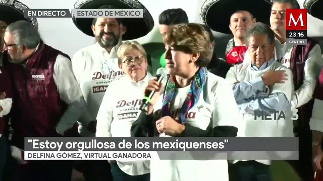 “Pido a la vida poderles demostrar con hechos que valió la pena”: Delfina Gómez