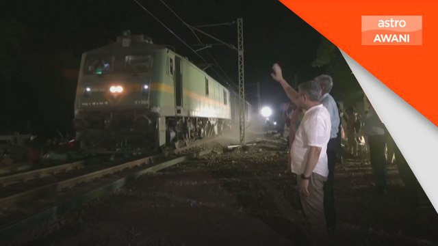 Landasan kereta api di Balashore kembali beroperasi