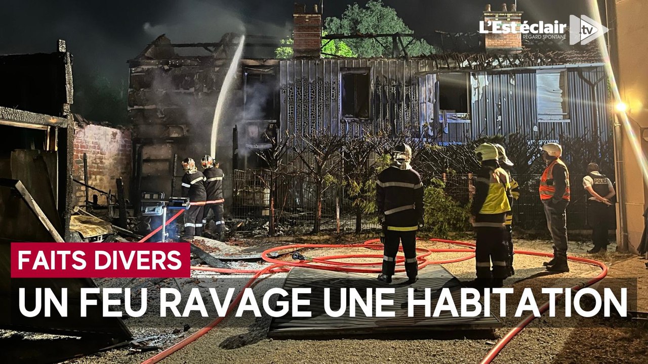 Incendie en pleine nuit à La Chapelle-Saint-Luc