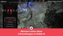 Diablo 4: Aktiviert sofort diese 2 Einstellungen