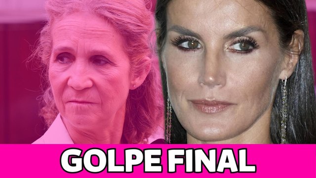 La reina Letizia toma una drástica decisión que HUNDE a la infanta Elena