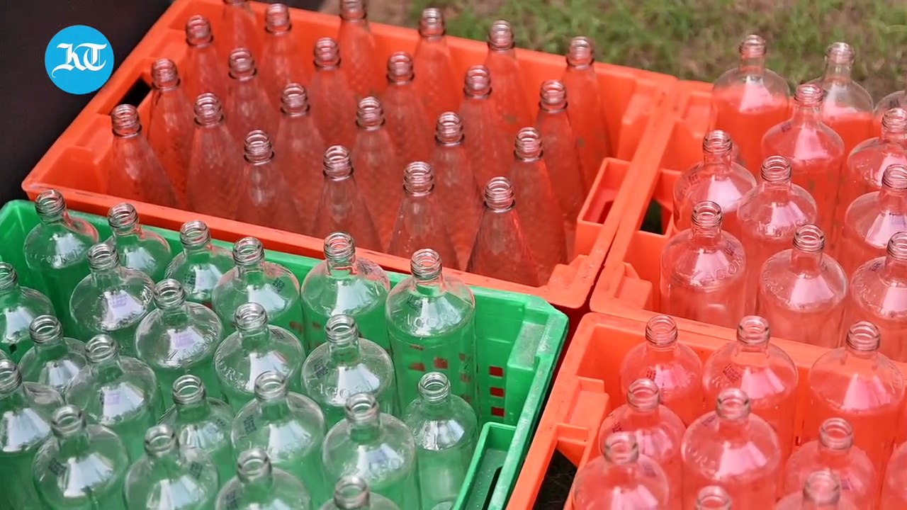 Dubai hotel turns used glass bottles to sand video Dailymotion