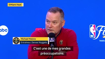 Nuggets - Un Malone déçu veut plus d’efforts et de discipline de la part de ses joueurs