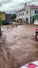 vídeo, aldeia, chuvas, Macedo de Cavaleiro