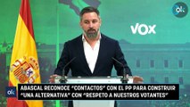 Abascal reconoce 