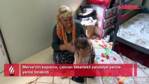 Merve’nin kapısına, çalınan tekerlekli sandalye yerine yenisi bırakıldı