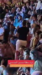 على وحدة ونص.. شاب يثير الجدل برقصه في حفل حسين الجسمي بالأردن