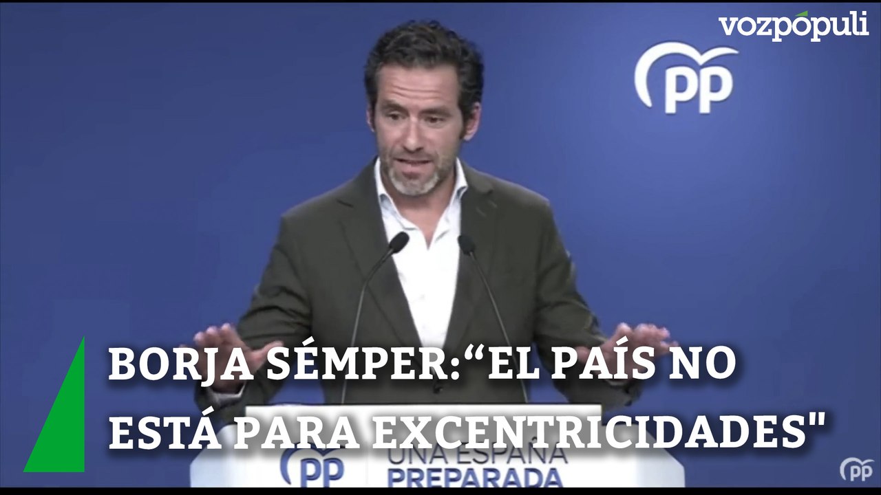 El PP rechaza los debates semanales de Pedro Sánchez: "No vamos a dar pábulo a sus ansiedades"