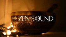 Powerful Om Mantra Meditation and Healing Tibetan Bowls. Zen Sound Therapy Field Bowls