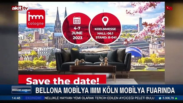 Bellona Mobilya IMM Köln Mobilya Fuarı'nda