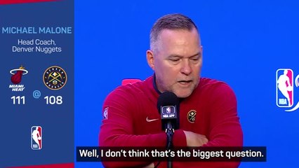 Malone slams Nuggets for 'lack of effort' after Game 2 loss
