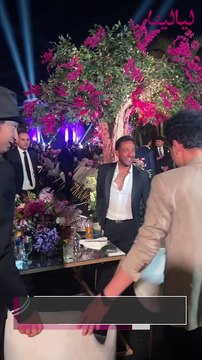 زفاف ميرنا نور الدين-المنتج أحمد السبكي وعلي ربيع وأحمد زاهر والعديد من نجوم الفن في زفاف ميرنا نور الدين