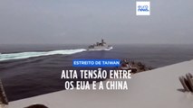 Incidente com um navio chinês e um americano no Estreito de Taiwan