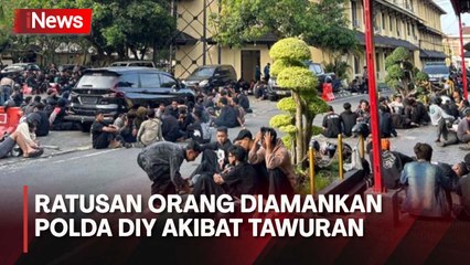 Ratusan Orang Diamankan akibat Tawuran di Jalan Taman Siswa Yogyakarta