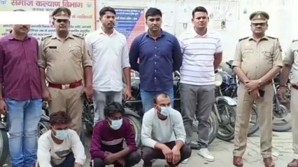 ख़ाकी की गिरफ्त "ऑटोलिफ्टर" गैंग, चोरी की 14 बाइकें बरामद