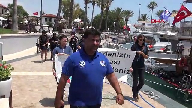 Side'de Dalgıçlar 5 Haziran Dünya Çevre Günü İçin Sualtı ve Çevre Temizliği Yaptı