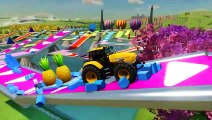 LOAD PINEAPPLES WITH FORKLIFT & TRANSPORT WITH LAMBORGHINI TRACTORS - Farming Simulator 22