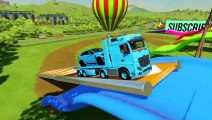 Farming Simulator 22  LOADING AND TRANSPORTING LUXURIOUS CARS WITH MERCEDES TRUCKS