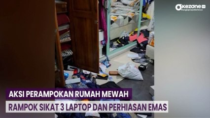 Aksi Perampokan Rumah Mewah di Bekasi Timur Terekam CCTV
