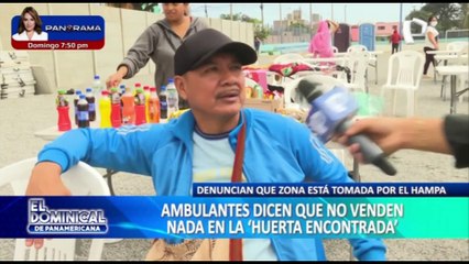 Ambulantes dicen que no venden nada en la “Huerta Encontrada”