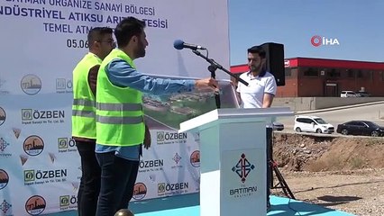 Batman OSB'de Endüstriyel Atık Arıtma Tesisi temeli atıldı