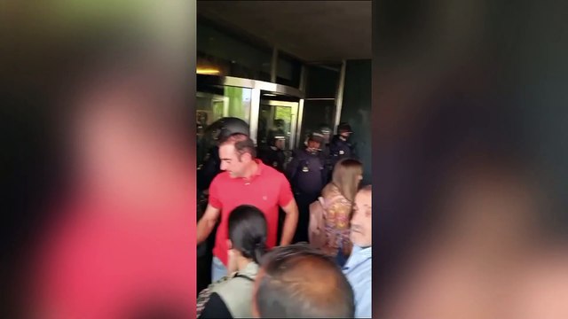 Manifestación de ganaderos frente a la Junta de Castilla y León en Salamanca