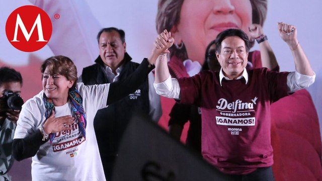'Corcholatas' de Morena felicitan a Delfina Gómez por su triunfo en el Estado de México