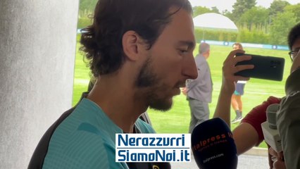 Matteo Darmian al Media Day di Appiano Gentile (5 giugno 2023)
