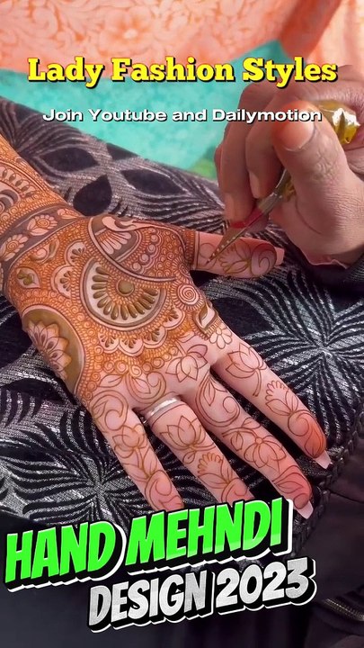 new mehndi design 2023 full hand lady fashion styles