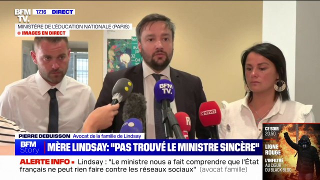 Famille de Lindsay reçue par Pap Ndiaye: Nous allons être reçus par Brigitte Macron mercredi à l'Élysée , indique l'avocat de la famille
