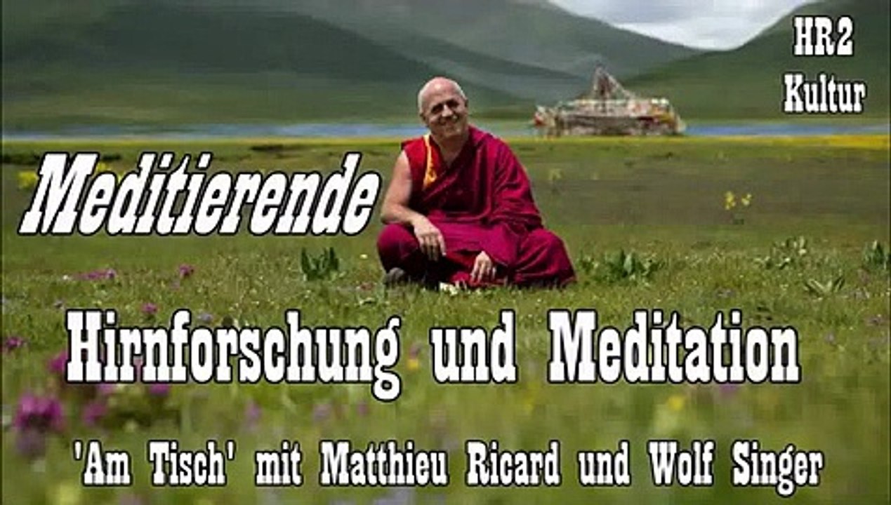 'Meditierende' - Hirnforschung und Meditation ( 'Am Tisch' mit Matthieu Ricard und Wolf Singer )