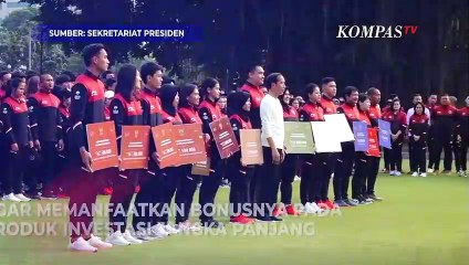 Pesan Jokowi ke Atlet Penerima Bonus Rp 525 juta: Itu Gede Banget