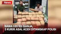 Bawa 135 Kg Ganja 3 Kurir Asal Aceh Ditangkap Polisi, Pelaku Sempat Kabur ke Masjid