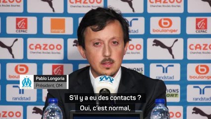 Download Video: Marseille - Longoria confirme avoir déjà des contacts avec des entraîneurs