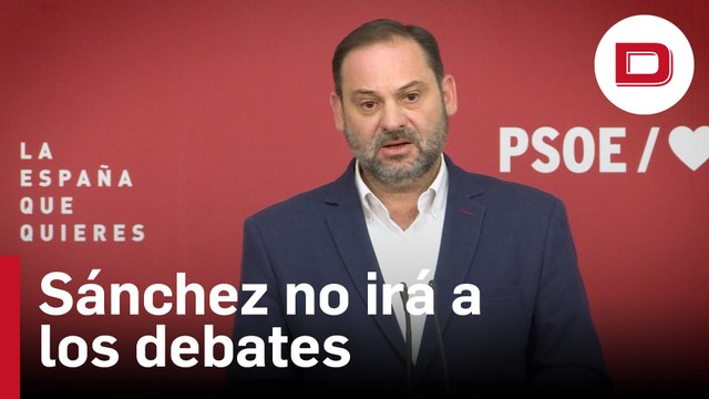 Cuando Ábalos decía que Sánchez no iría a los debates «en función de la desesperación o las urgencias que tienen algunos»