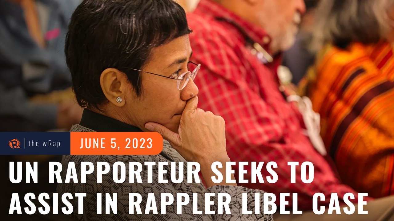 UN rapporteur seeks to provide insights on Maria Ressa’s pending libel case