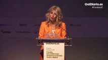 Yolanda Díaz interviene en el foro 'Fondos Europeos III' organizado por elDiario.es