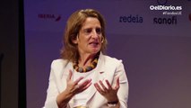 Diálogo entre Teresa Ribera e Ignacio Escolar en el foro 'Fondos Europeos III' de elDiario.es